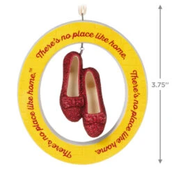 Hallmark The Wizard Of Oz™ There's No Place Like Home™ Porcelain Ornament 8 Hallmark The Wizard Of Oz™ There's No Place Like Home™ Porcelain Ornament -Hallmark Shop Yellow Brick Road Ruby Slippers Keepsake Ornament 2999QXI6297 03
