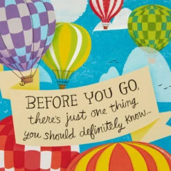 Hallmark 16" Hot Air Balloons Pop-Up Jumbo Goodbye Card 13 Hallmark 16" Hot Air Balloons Pop-Up Jumbo Goodbye Card -Hallmark Shop Youll Be Missed Balloon Goodbye Card 1499CBG1018 05