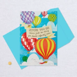 Hallmark 16" Hot Air Balloons Pop-Up Jumbo Goodbye Card 14 Hallmark 16" Hot Air Balloons Pop-Up Jumbo Goodbye Card -Hallmark Shop Youll Be Missed Balloon Goodbye Card 1499CBG1018 06