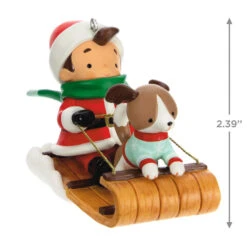 Hallmark Young Santa Ornament 8 Hallmark Young Santa Ornament -Hallmark Shop Young Santa With Dog Keepsake Ornament 2199QXR8117 03