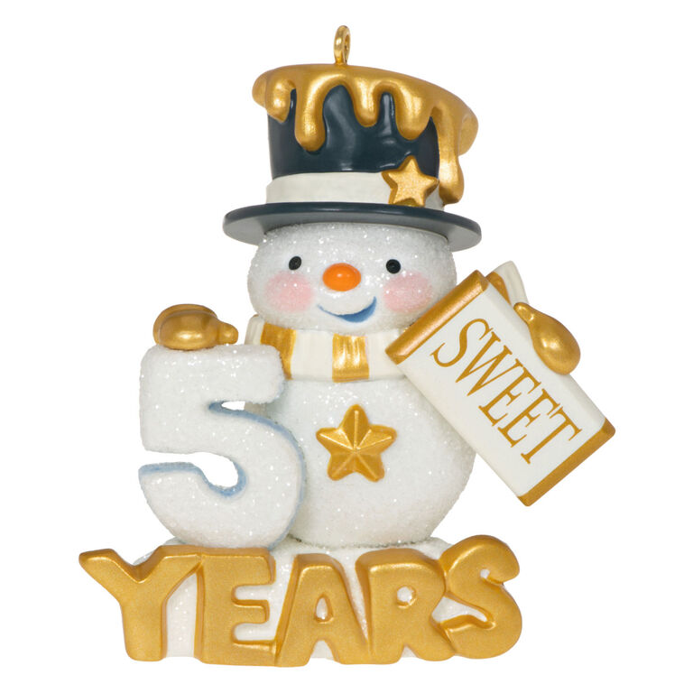 Front Page 5 Front Page -Hallmark Shop 50 Sweet Years Snowman Keepsake Ornament 1799QGO2509 01